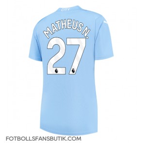 Manchester City Matheus Nunes #27 Replika Hemmatröja Damer 2023-24 Kortärmad